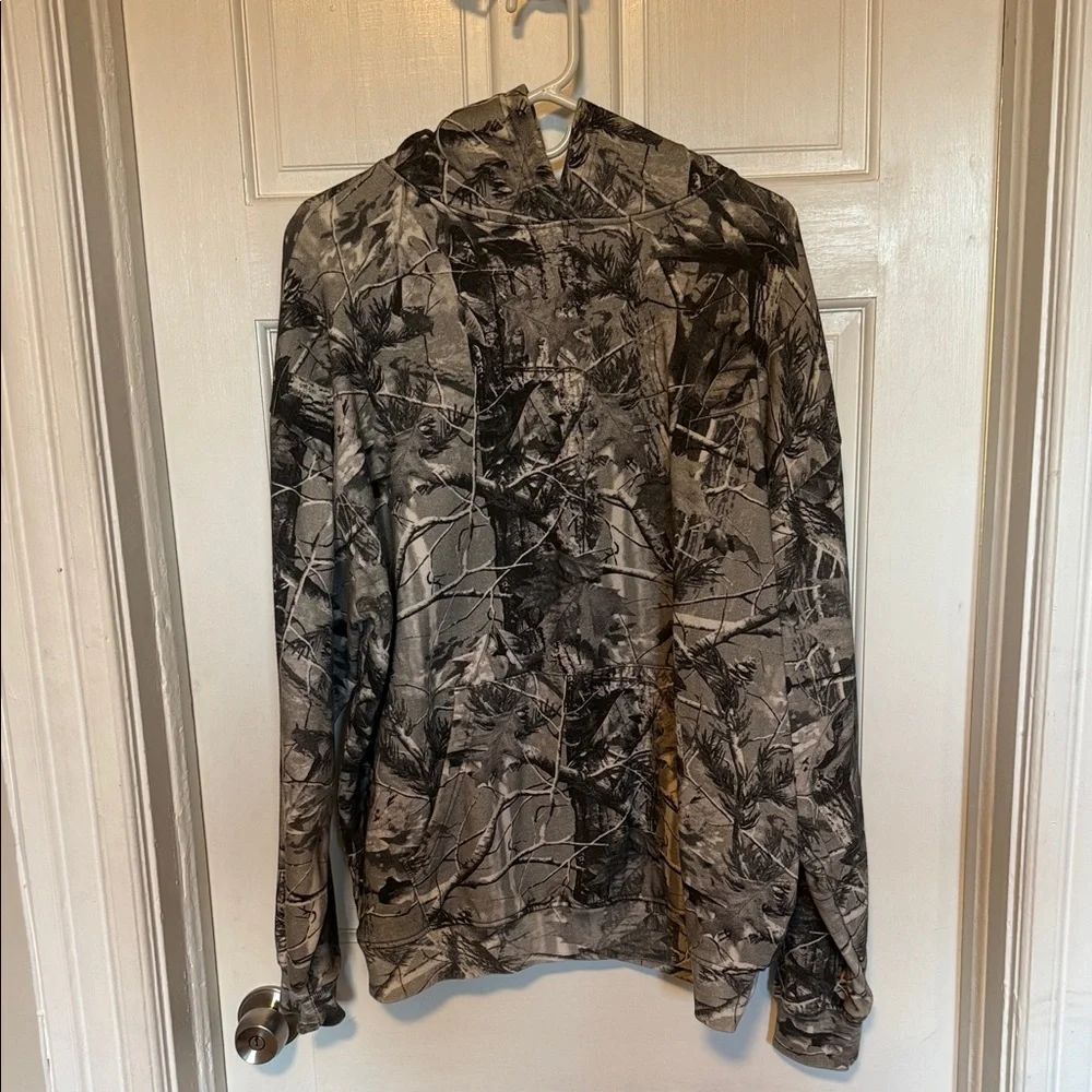 Men's Gray Camo Hoodie